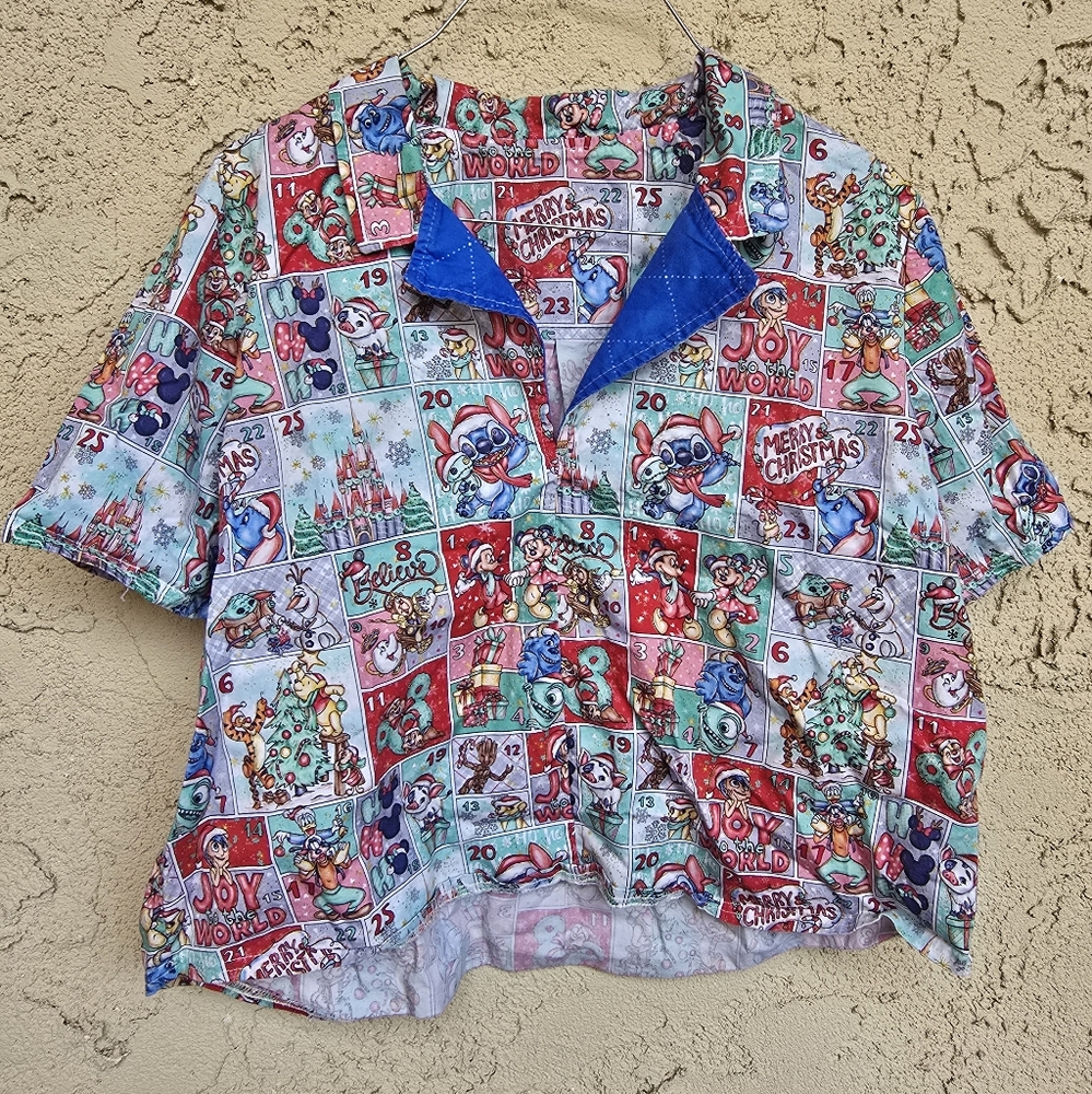 Disney Christmas holiday blouse